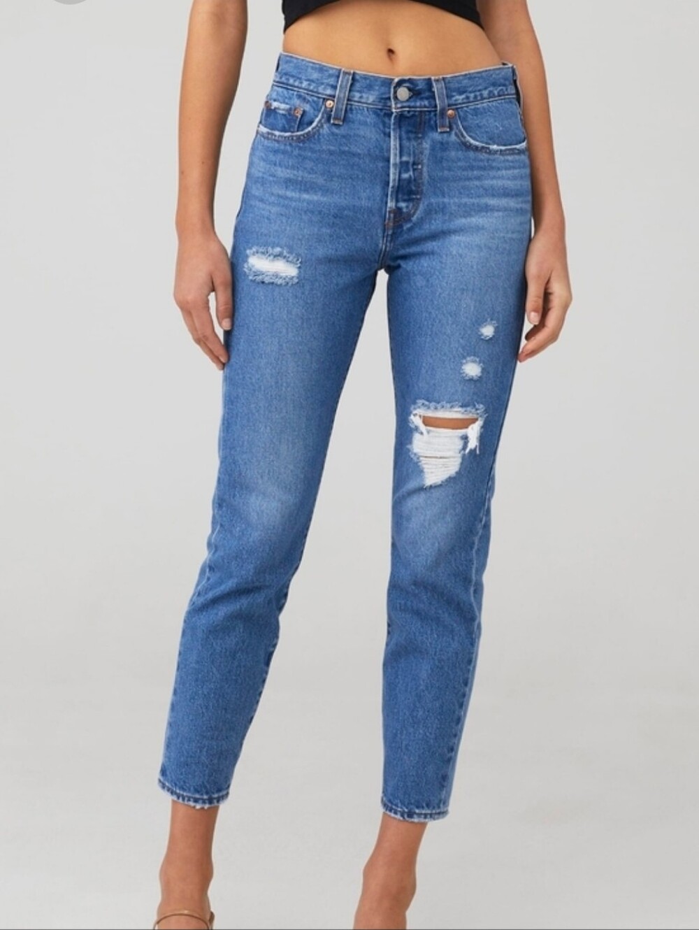 Levi's Wedgie Icon High Rise Athens Asleep Jeans  sz 27